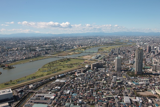 当社が位置する川口市です。
荒川のある自然と都心へのアクセスに恵まれた環境です。
※著作権あり画像です。転載はご遠慮くださいませ。