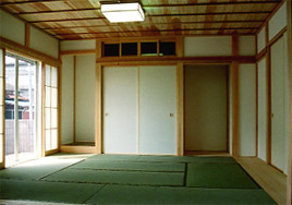 庭が見える和室