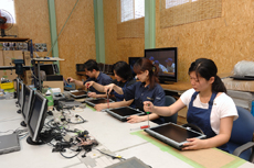 効率的な生産ライン ④組立て